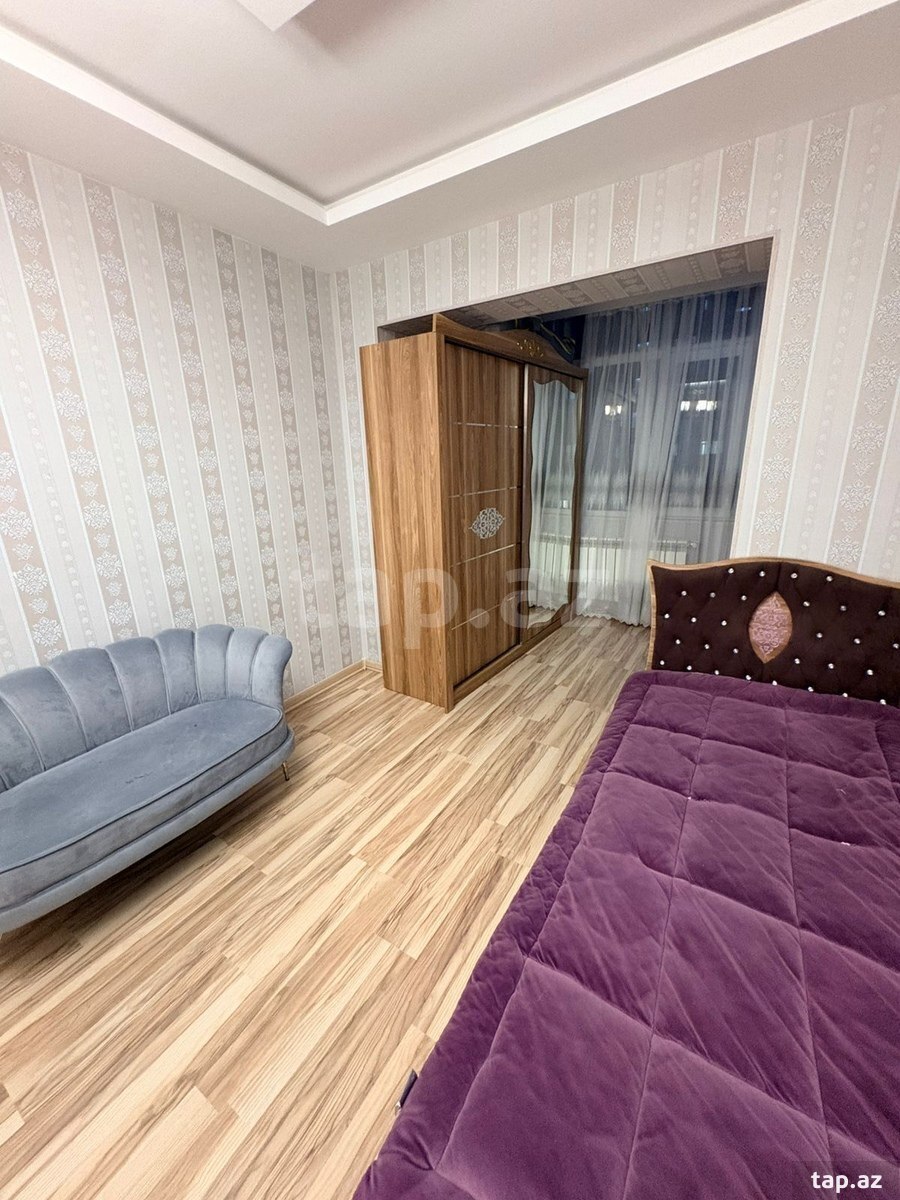 3-otaqlı yeni tikili kirayə verilir, Ə. Hüseynov küç., 120 m² (7)