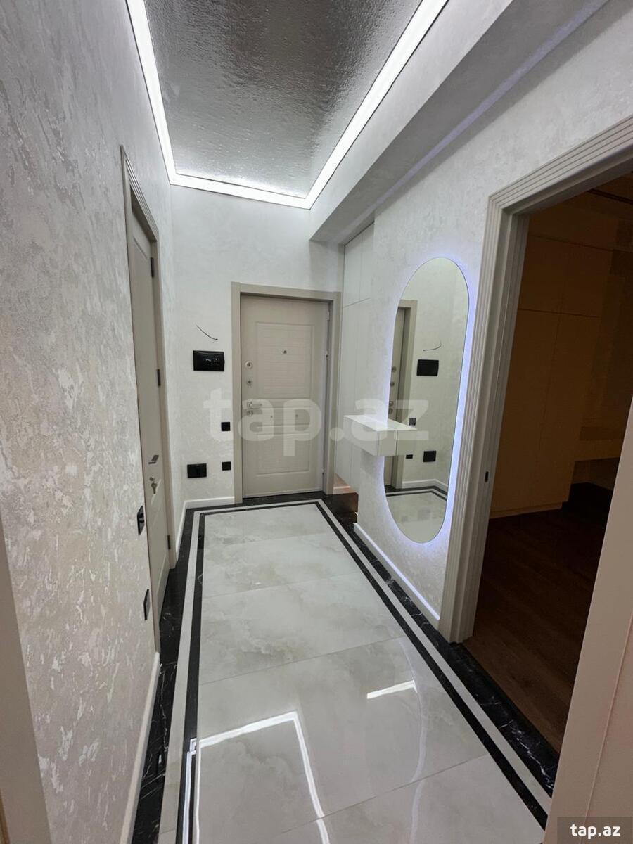 3-otaqlı yeni tikili kirayə verilir, Nərimanov r., 90 m²