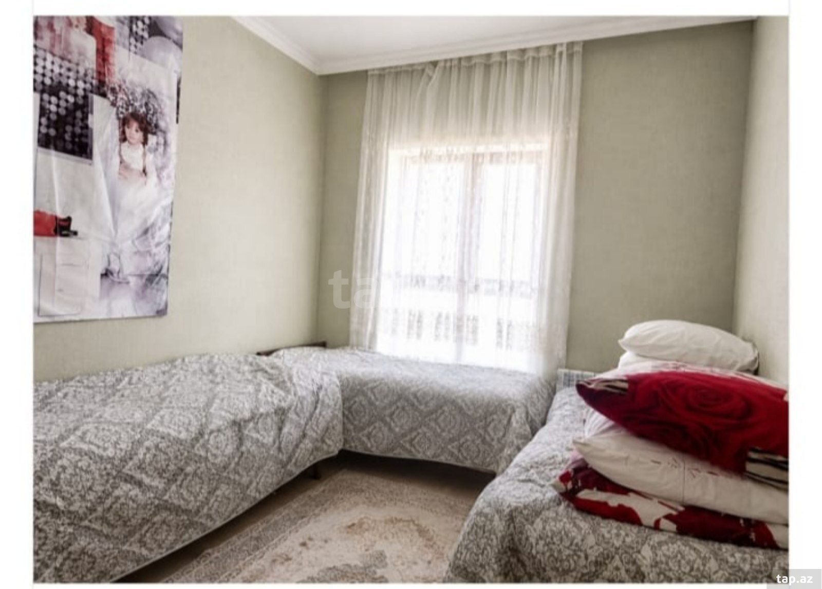 3-otaqlı yeni tikili kirayə verilir, Şuşa ş., 85 m² (2)