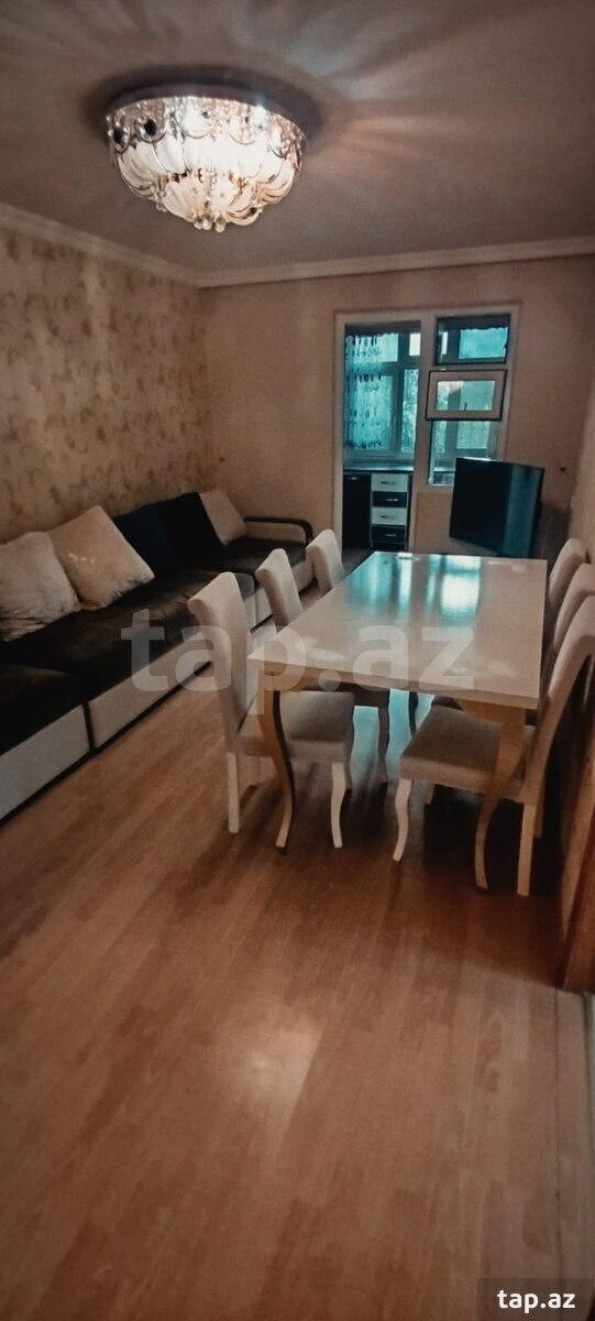 3-otaqlı mənzil kirayə verilir, Neftçilər m., 65 m²