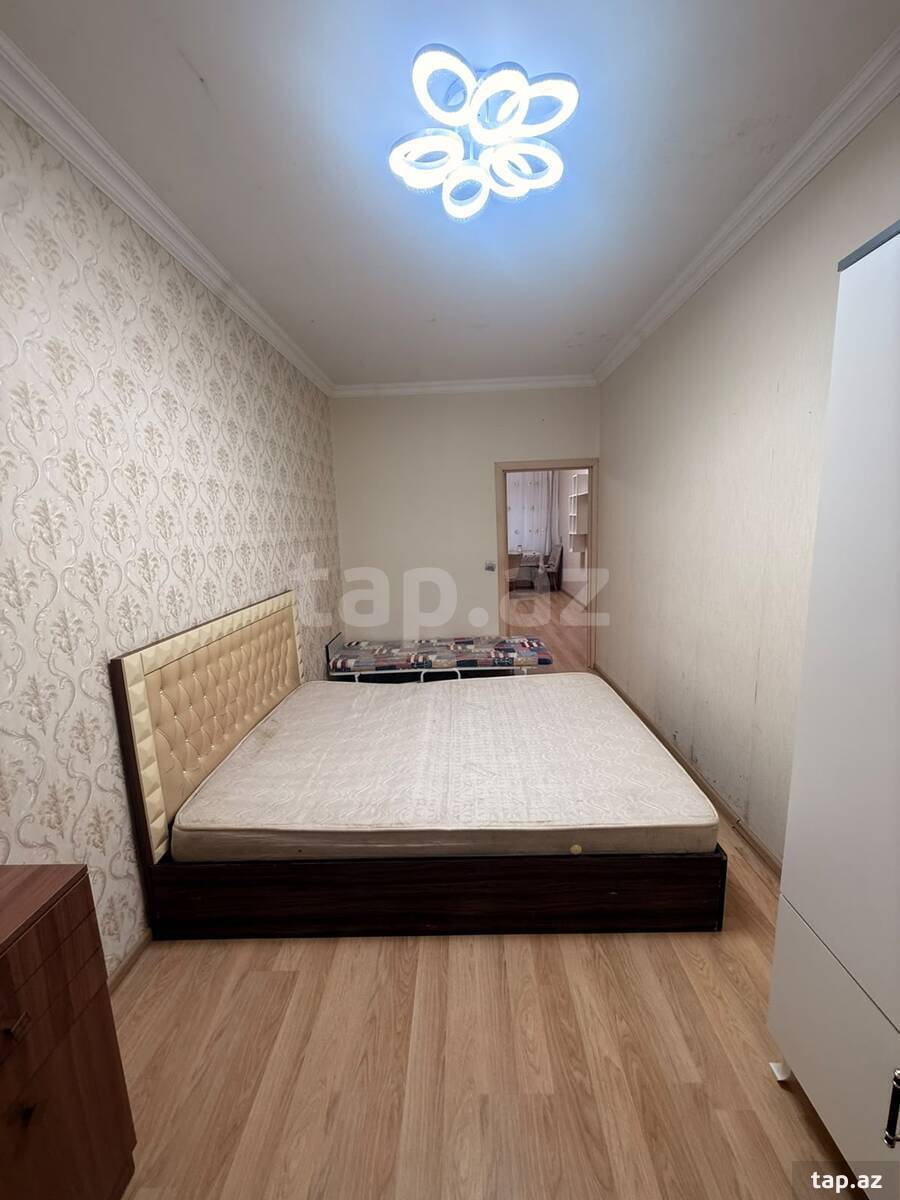 2-otaqlı mənzil kirayə verilir, Nəsimi m., 60 m²
