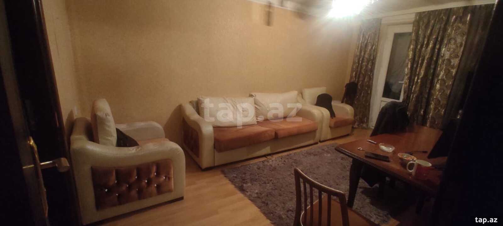 3-otaqlı mənzil kirayə verilir, Gənclik m., 70 m²