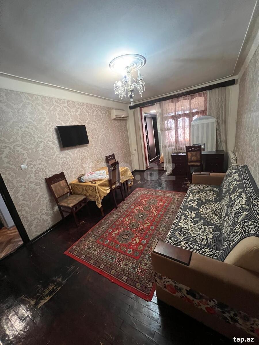 2-otaqlı mənzil kirayə verilir, Qara Qarayev m., 60 m² (2)