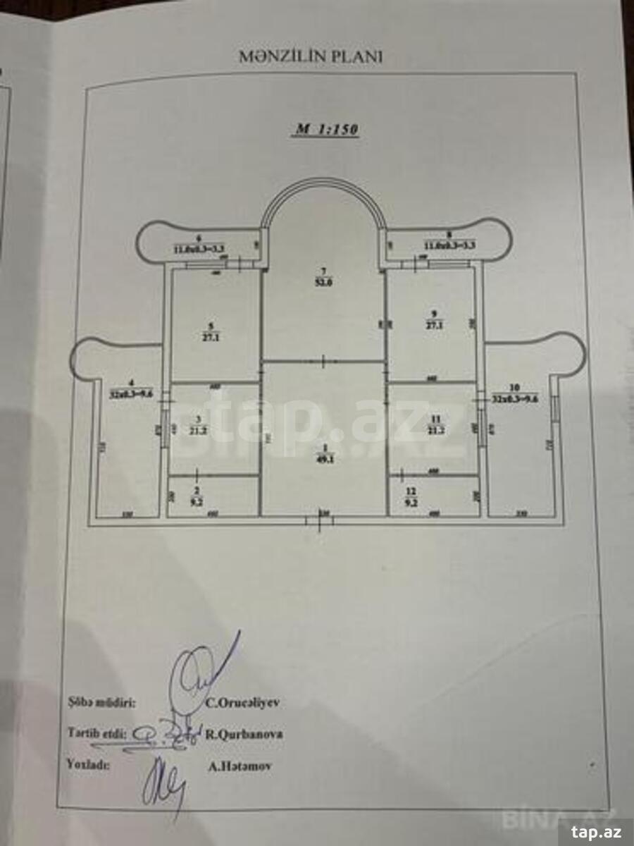 4-otaqlı yeni tikili, Tbilisi pr., 300 m² (3)
