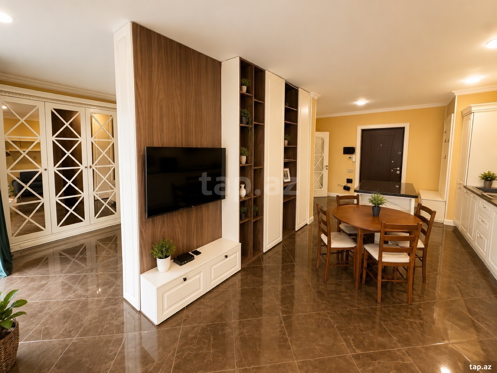 1-otaqlı yeni tikili kirayə verilir, 8 Noyabr m., 52 m² (2)
