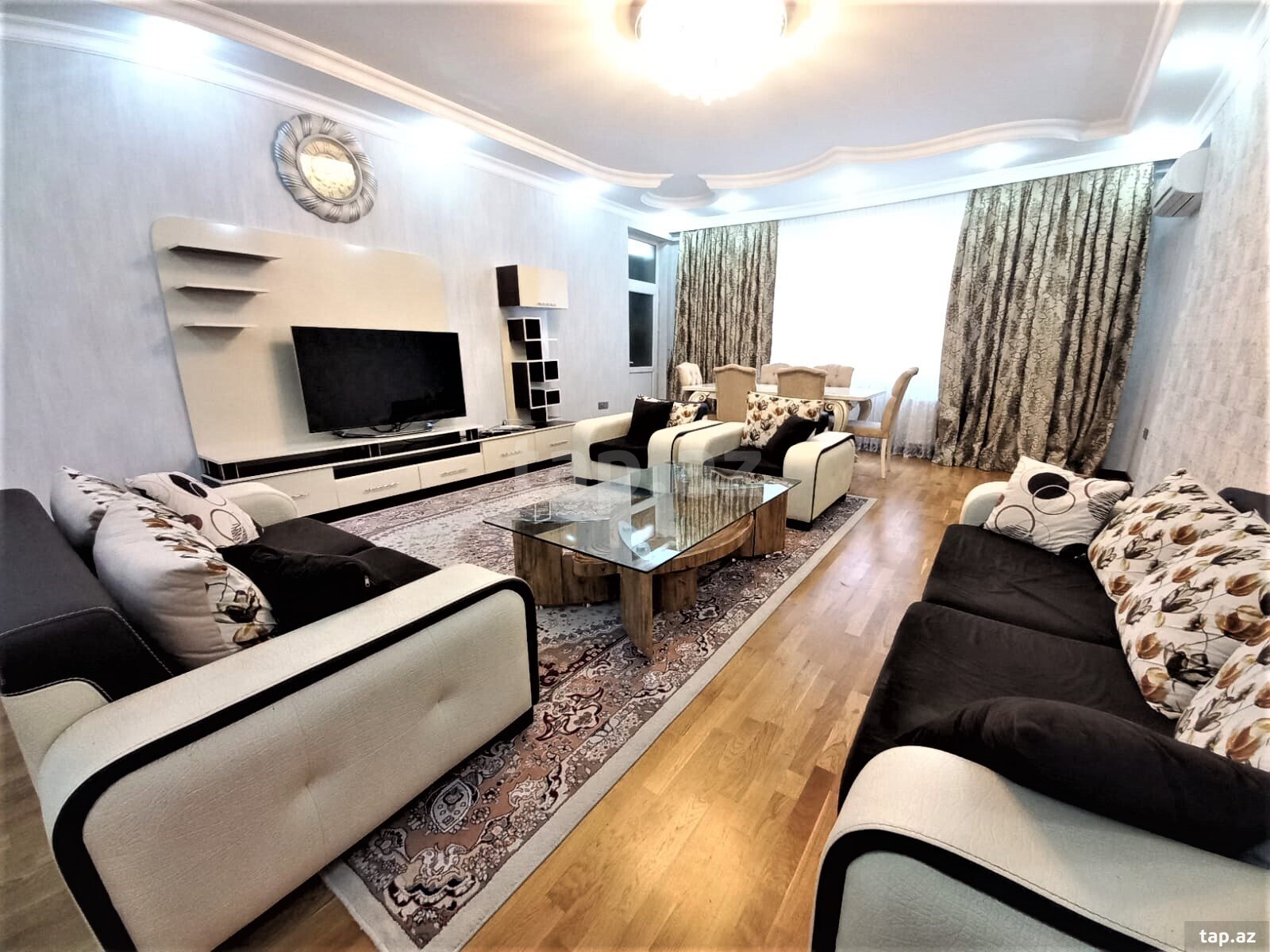 3-otaqlı yeni tikili kirayə verilir, Süleyman Vəzirov küç., 140 m²