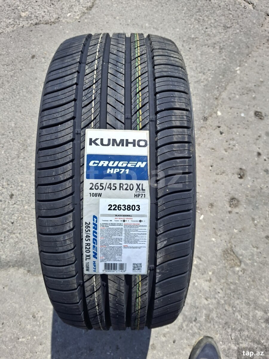 Kumho şinləri 265/45 R20
