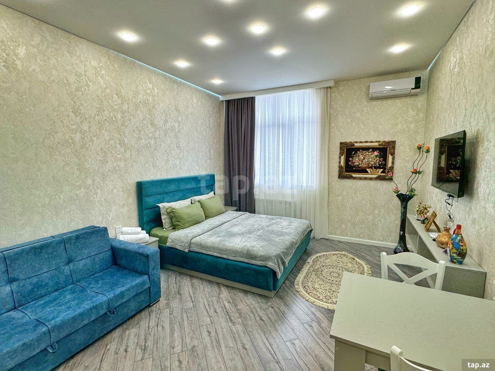 1-otaqlı yeni tikili kirayə verilir, Təbriz küç., 52 m²