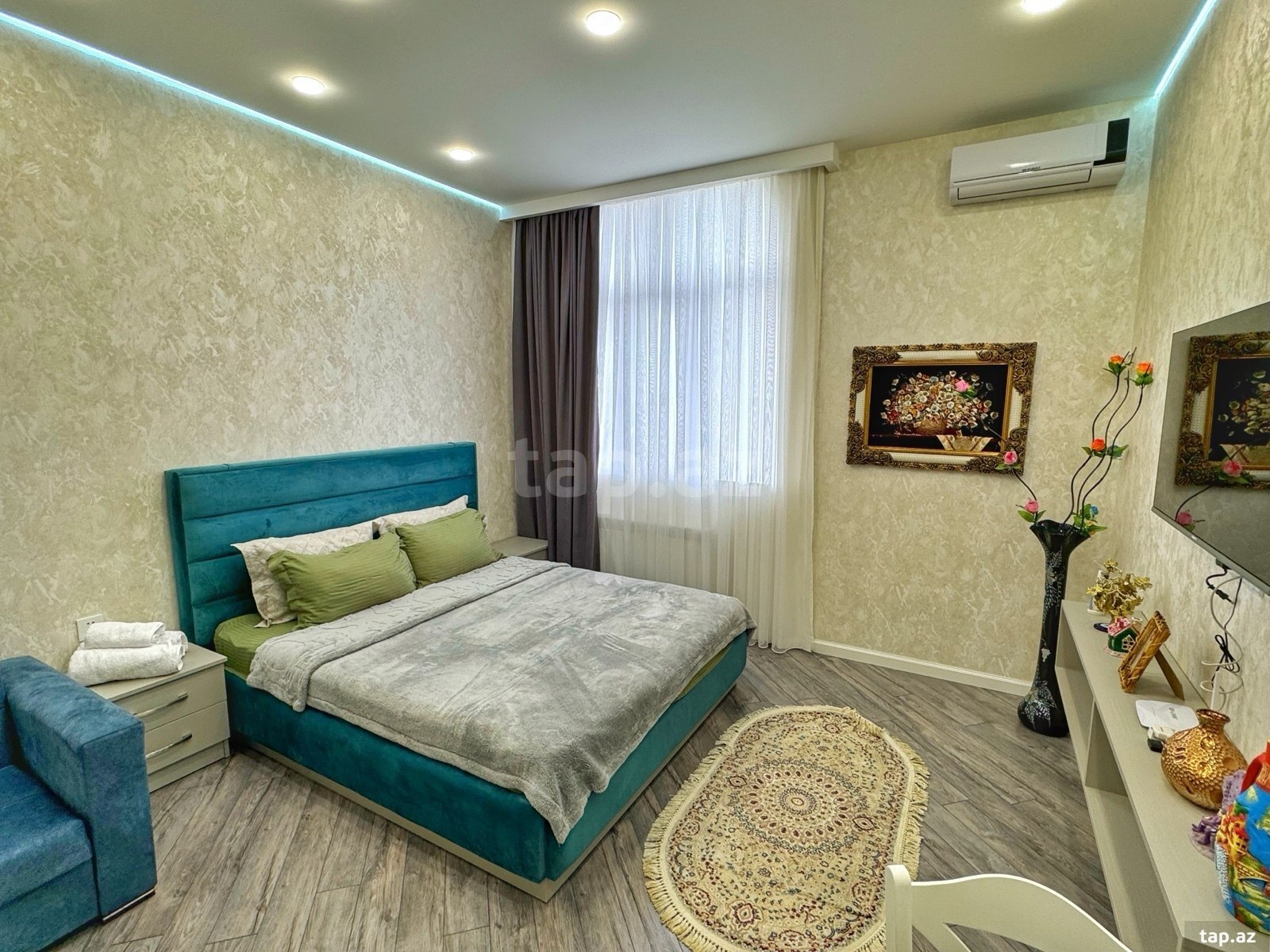 1-otaqlı yeni tikili kirayə verilir, Təbriz küç., 52 m² (2)