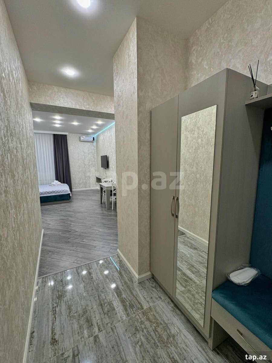 1-otaqlı yeni tikili kirayə verilir, Təbriz küç., 52 m² (9)