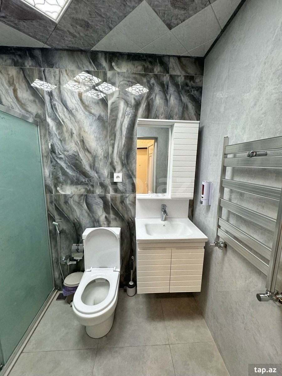 1-otaqlı yeni tikili kirayə verilir, Təbriz küç., 52 m² (13)