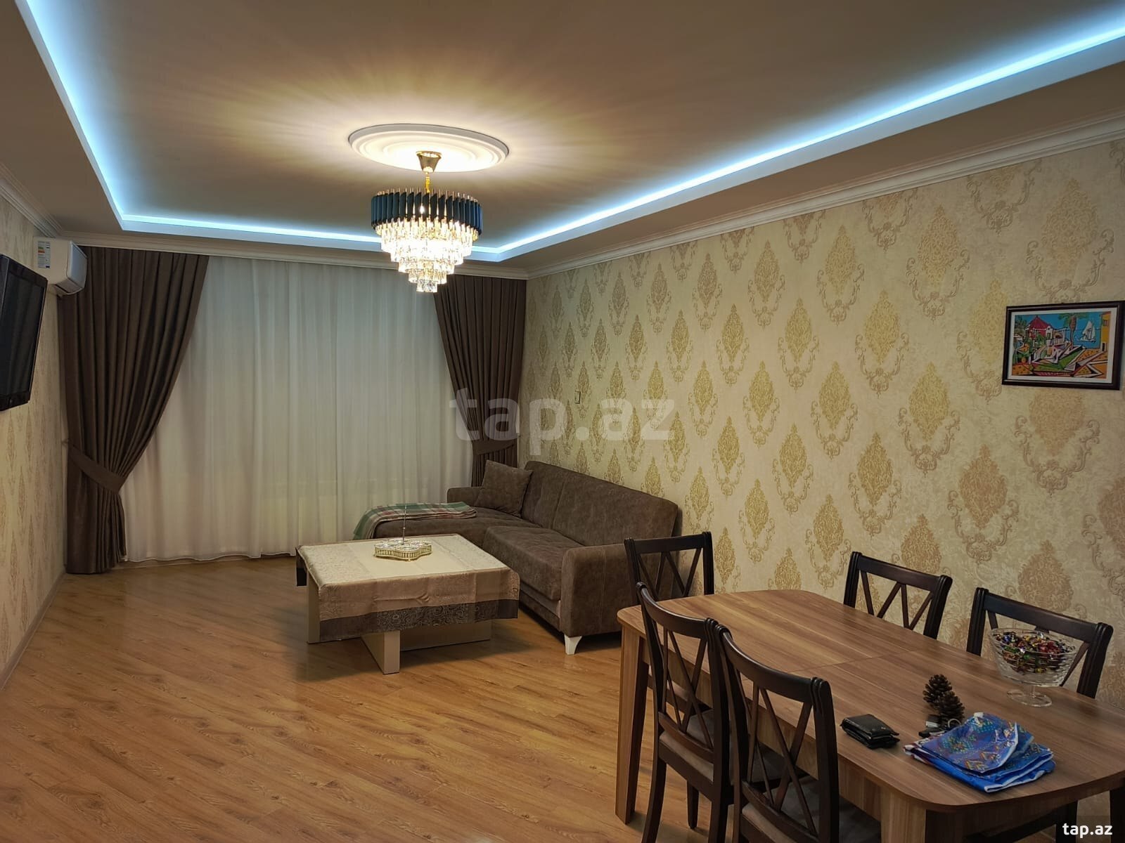 3-otaqlı yeni tikili kirayə verilir, 8 Noyabr m., 115 m² (2)