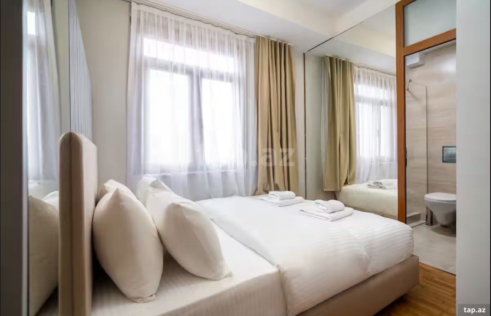 1-otaqlı yeni tikili kirayə verilir, Təbriz küç., 55 m² (12)
