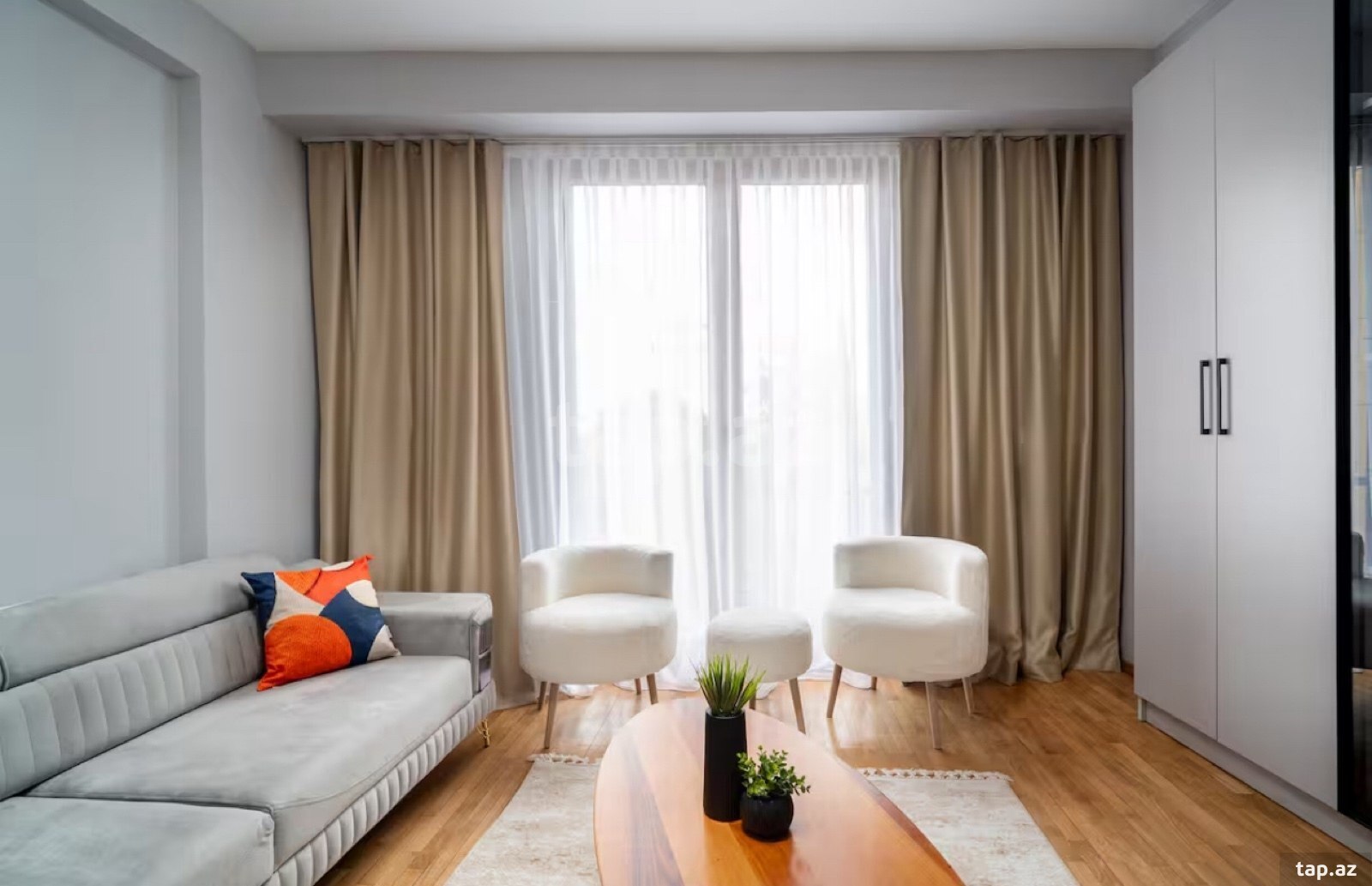 1-otaqlı yeni tikili kirayə verilir, Təbriz küç., 55 m² (2)