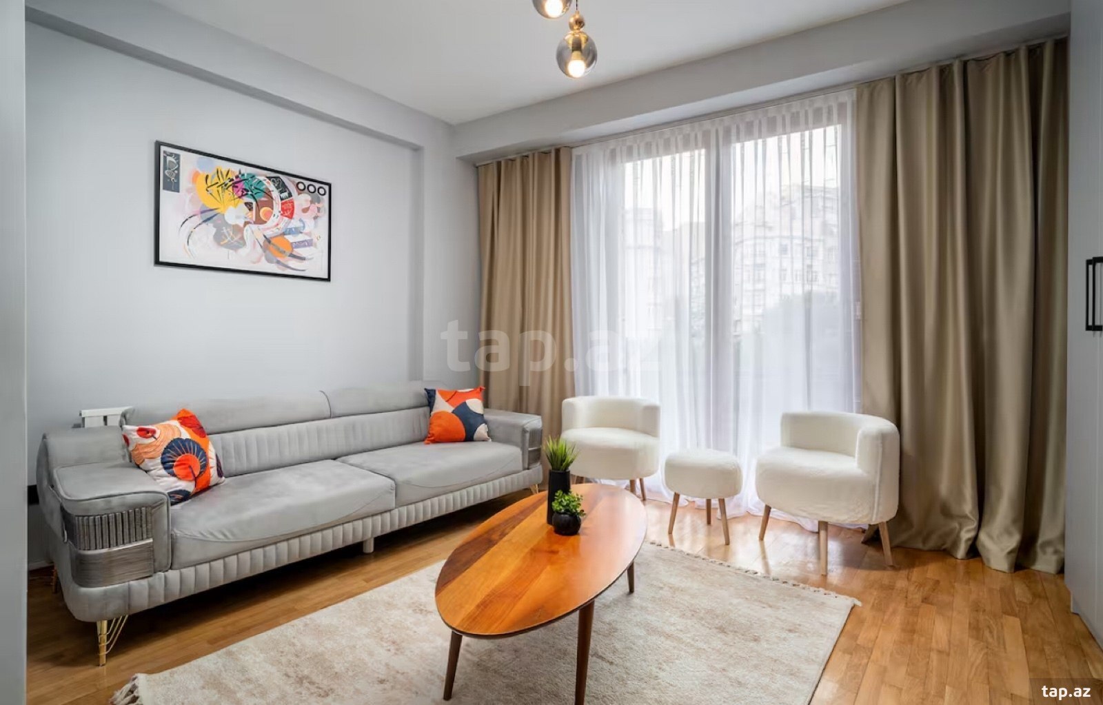 1-otaqlı yeni tikili kirayə verilir, Təbriz küç., 55 m² (3)