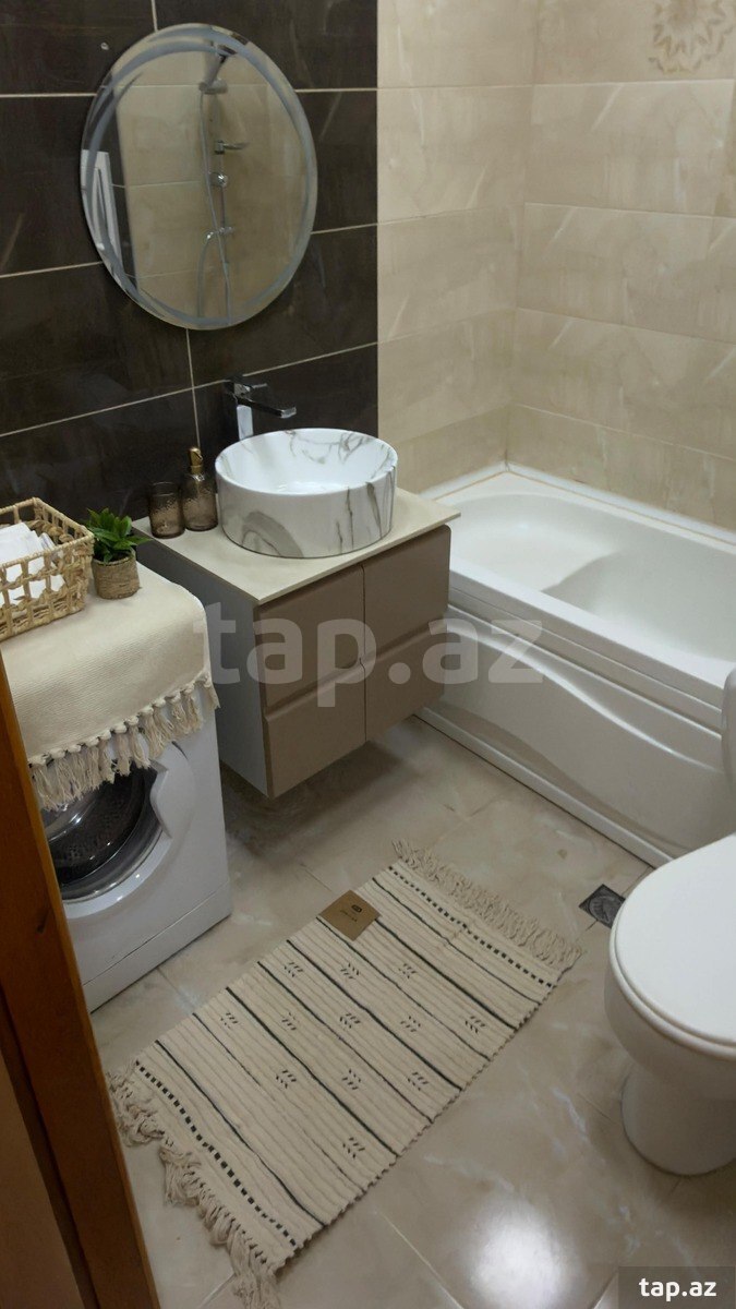 2-otaqlı mənzil kirayə verilir, Azadlıq pr., 40 m² (9)