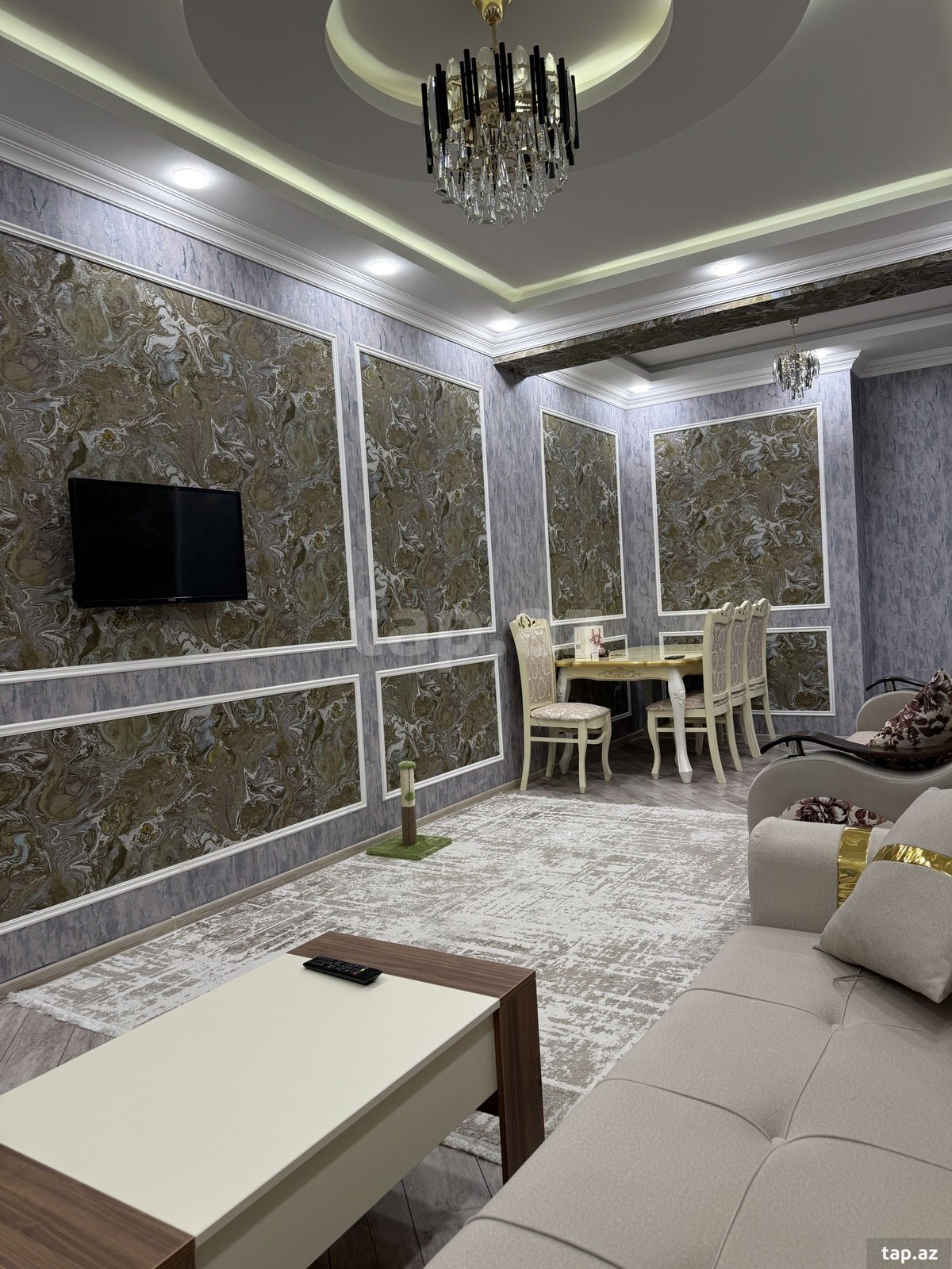 2-otaqlı yeni tikili kirayə verilir, N.Nərimanov r., 90 m² (6)
