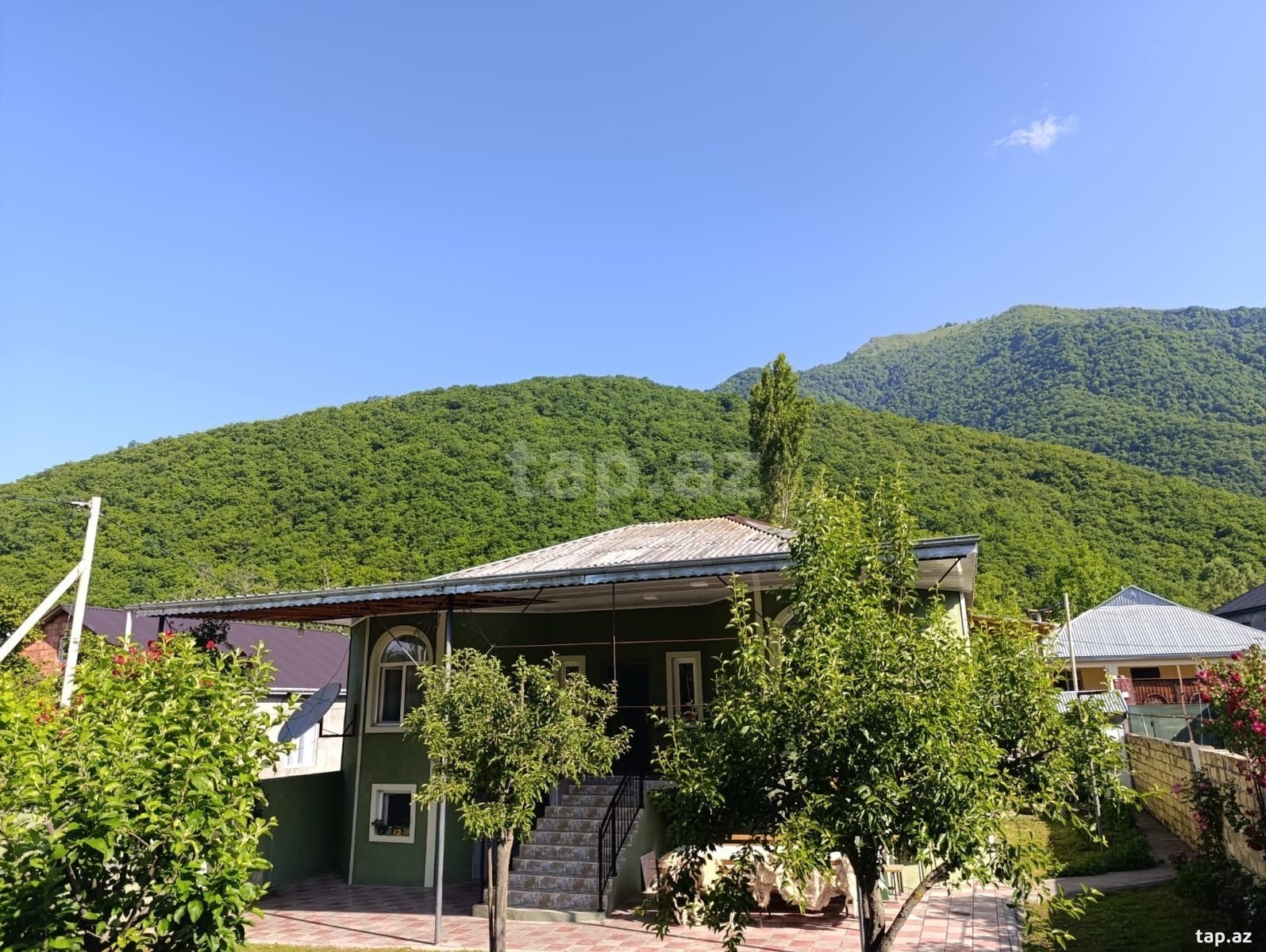 Bağ evi kirayə verilir, Qax r.