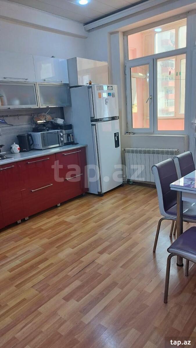 3-otaqlı yeni tikili kirayə verilir, Həzi Aslaov m., 103 m² (6)