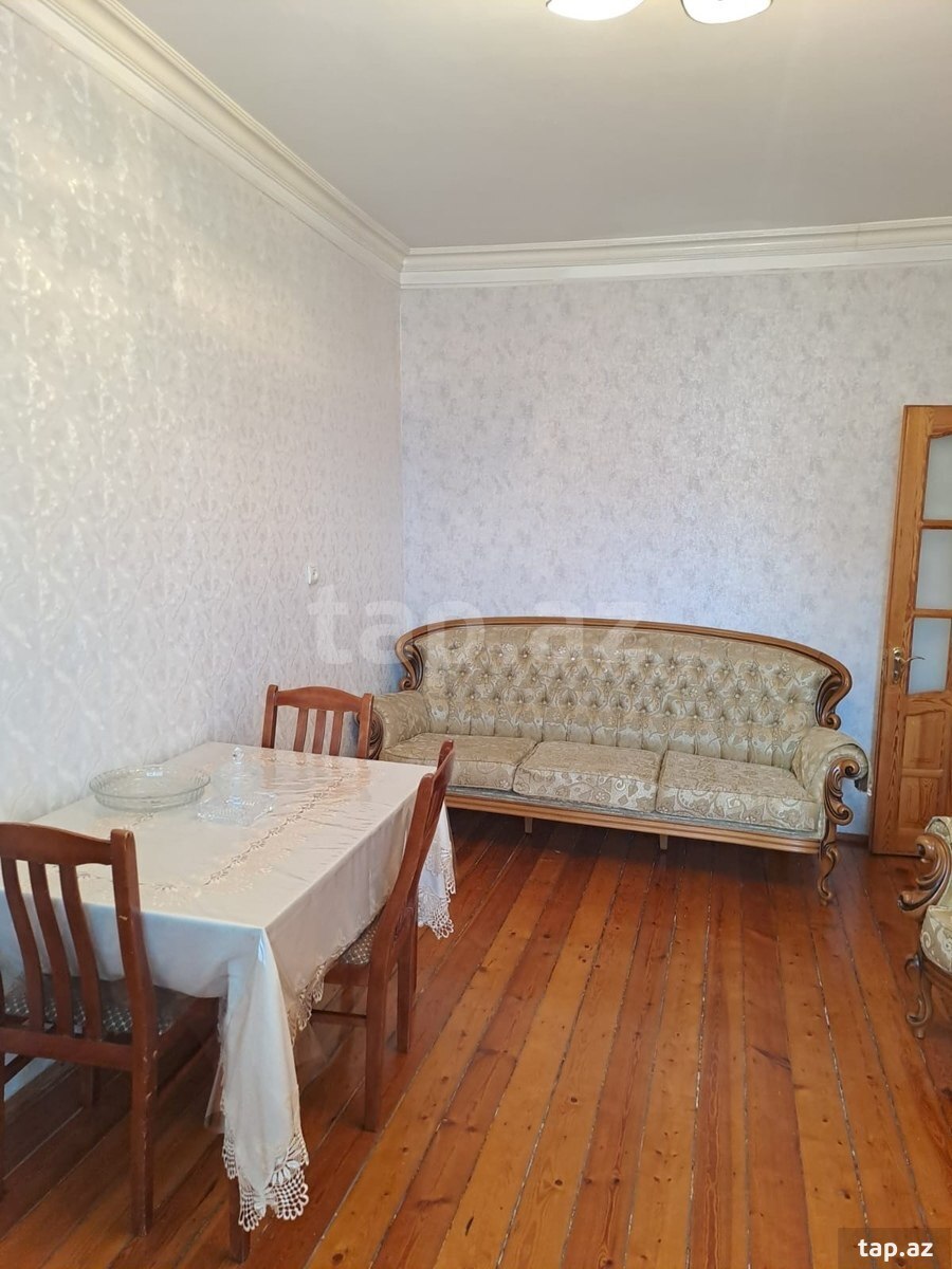 2-otaqlı mənzil kirayə verilir, Memar Əcəmi m., 65 m²
