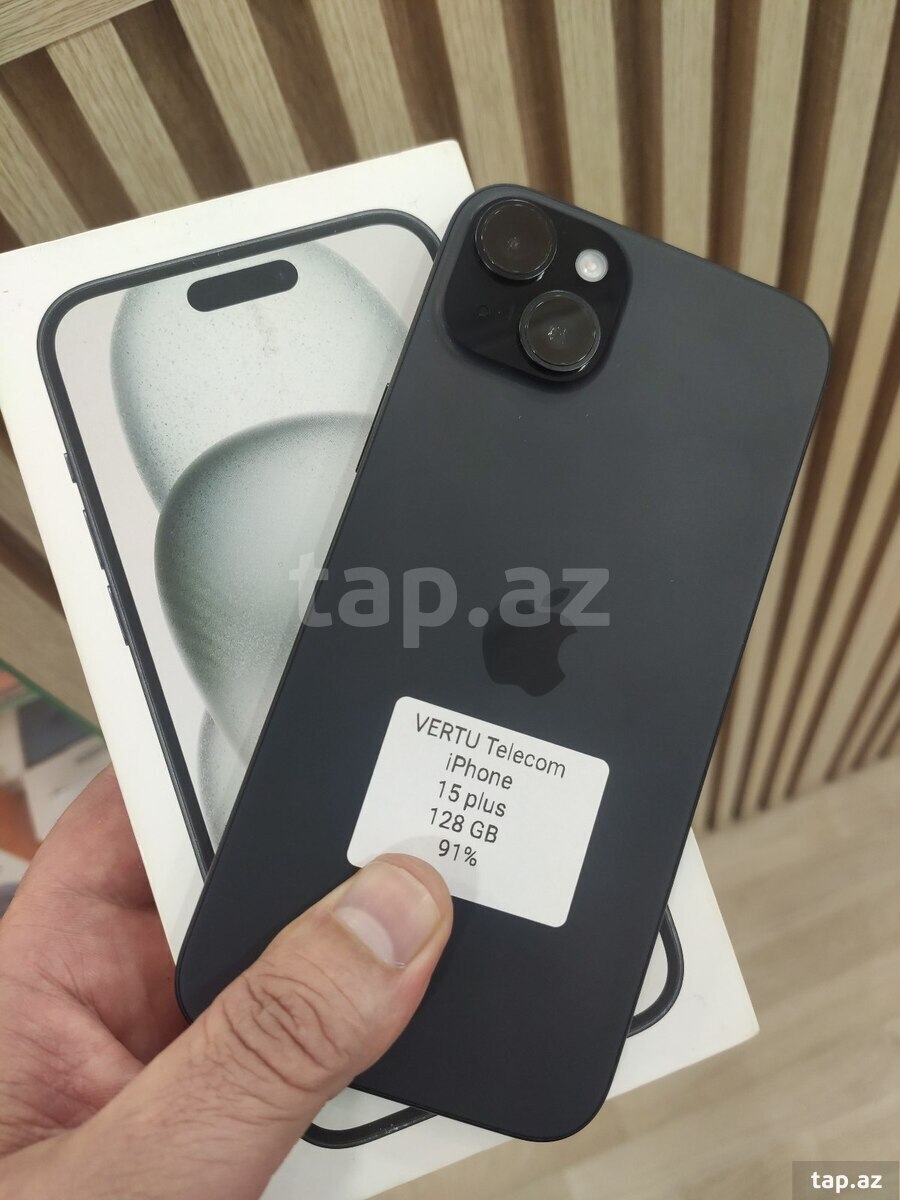 Apple iPhone 15 Plus Black 128GB/6GB