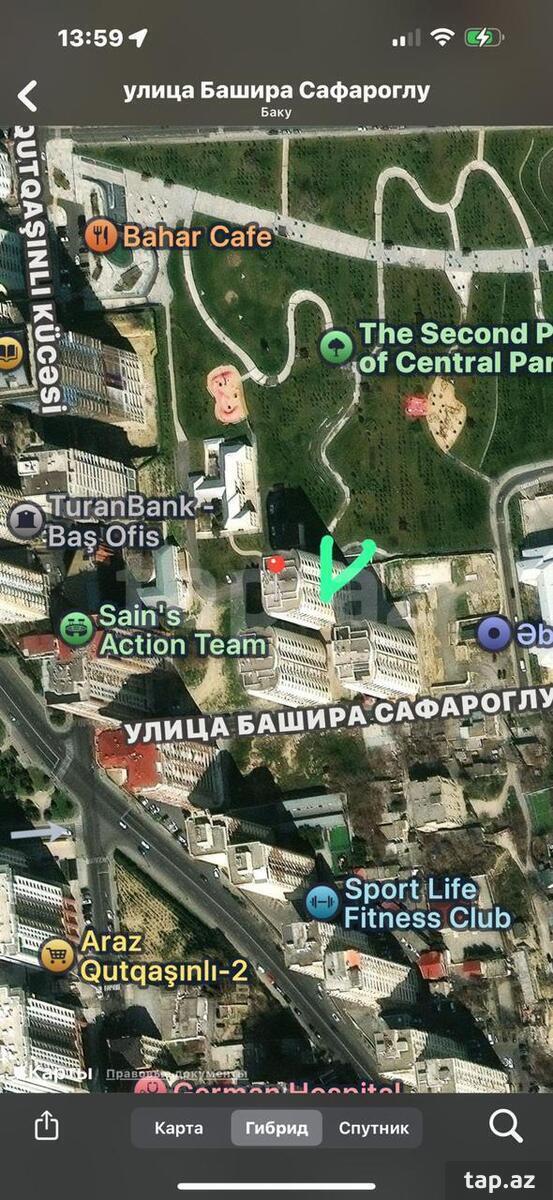 3-otaqlı yeni tikili kirayə verilir, Elmlər Akademiyası m., 130 m²