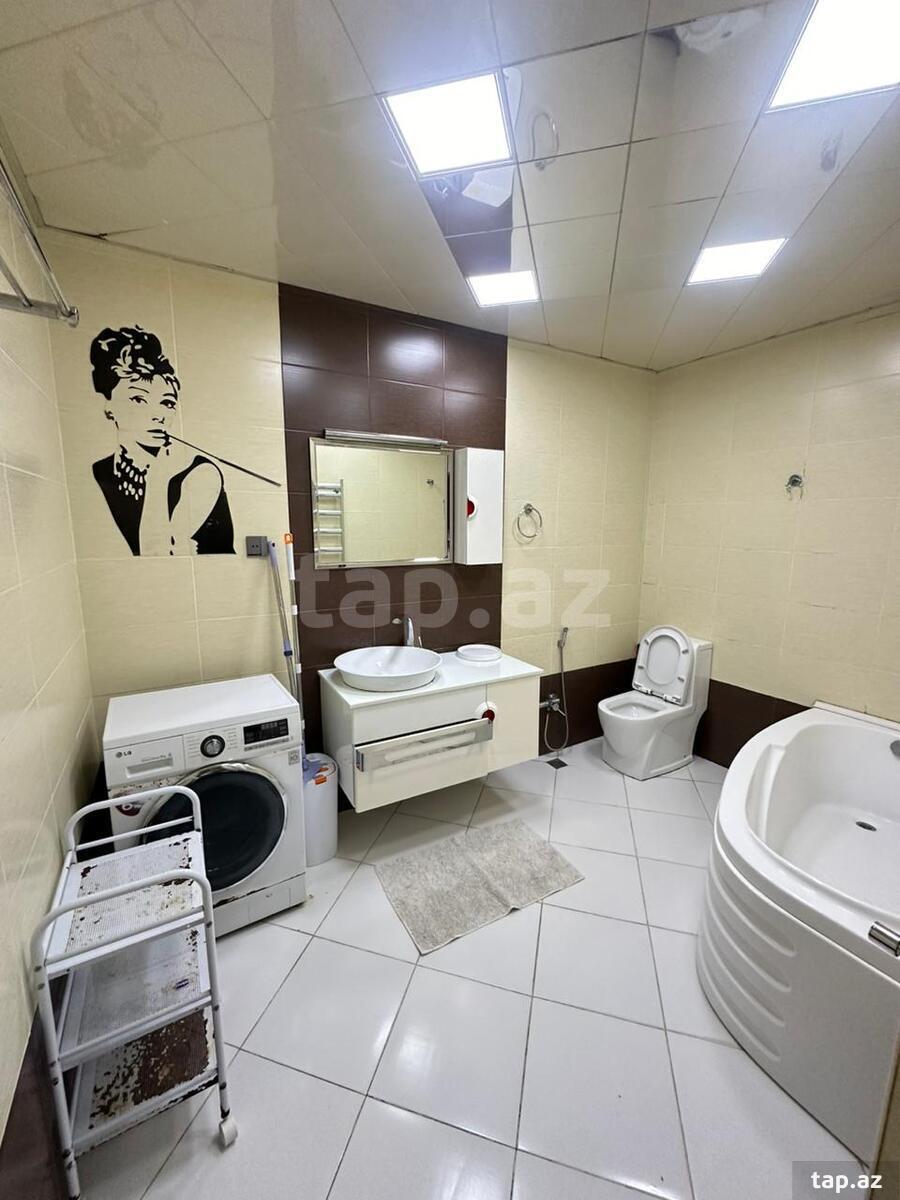 2-otaqlı yeni tikili kirayə verilir, Yeni Günəşli qəs., 65 m² (13)