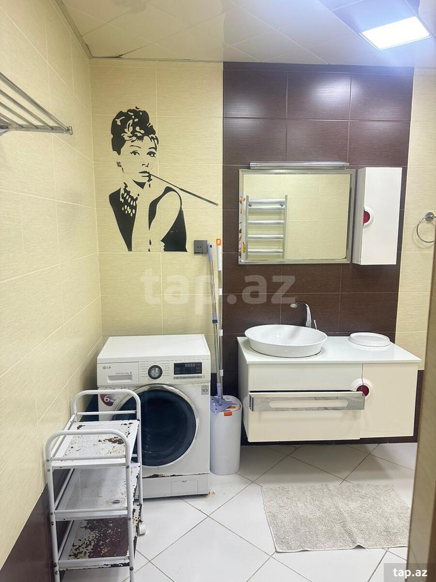 2-otaqlı yeni tikili kirayə verilir, Yeni Günəşli qəs., 65 m² (14)