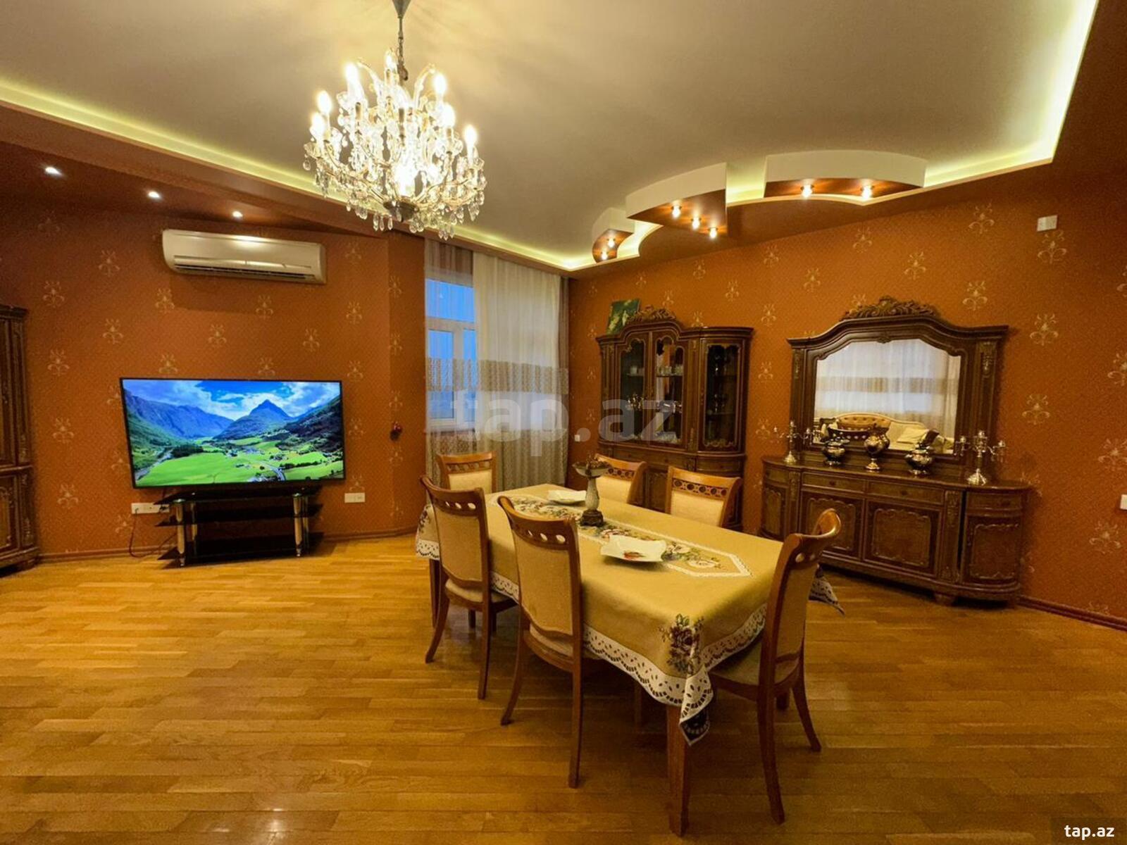 3-otaqlı yeni tikili kirayə verilir, Elmlər Akademiyası m., 130 m² (5)