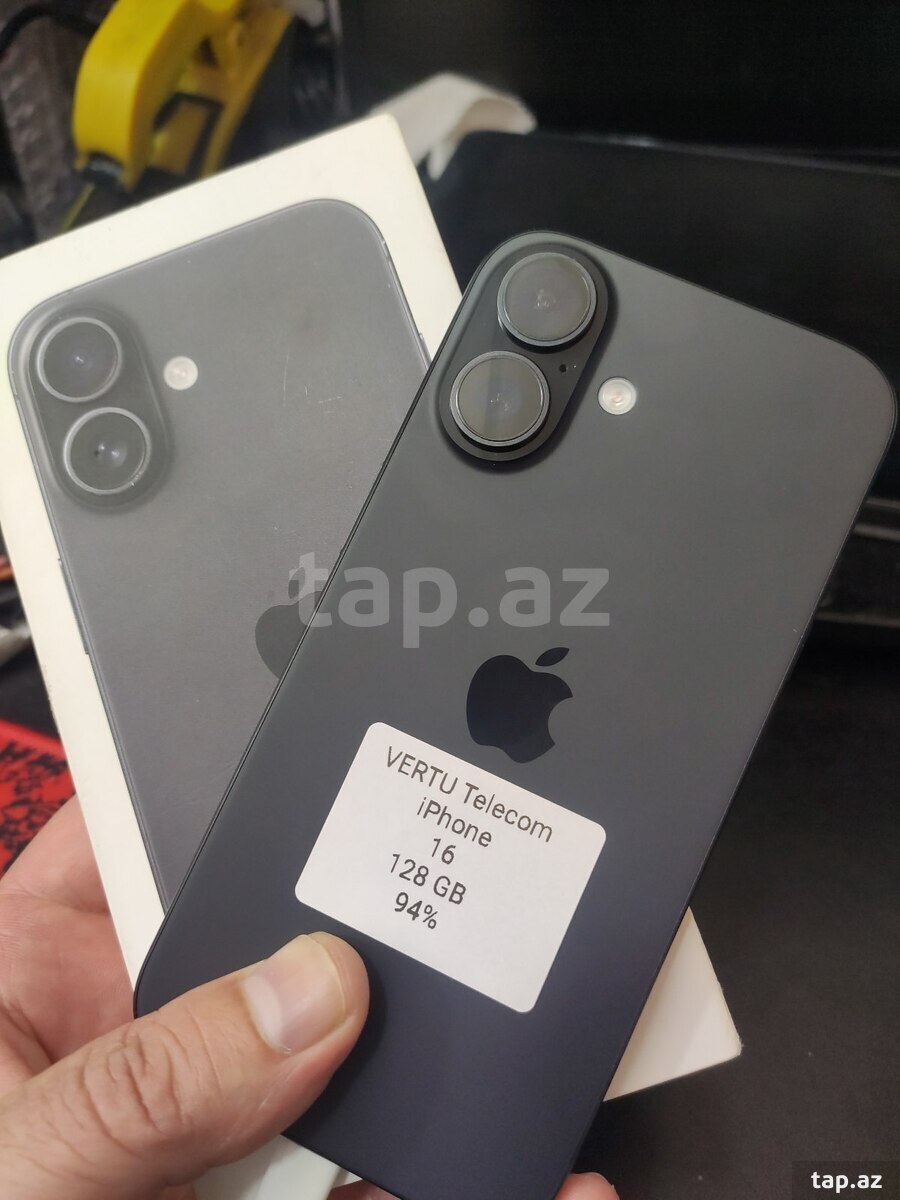 Apple iPhone 16 Black 128GB/8GB