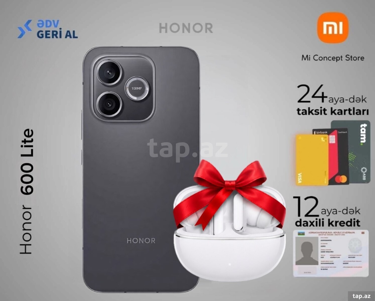 Honor 600 Lite Velvet Black 256GB/8GB