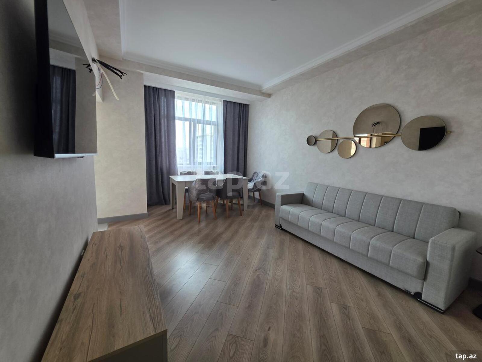 3-otaqlı yeni tikili kirayə verilir, Dərnəgül m., 75 m²