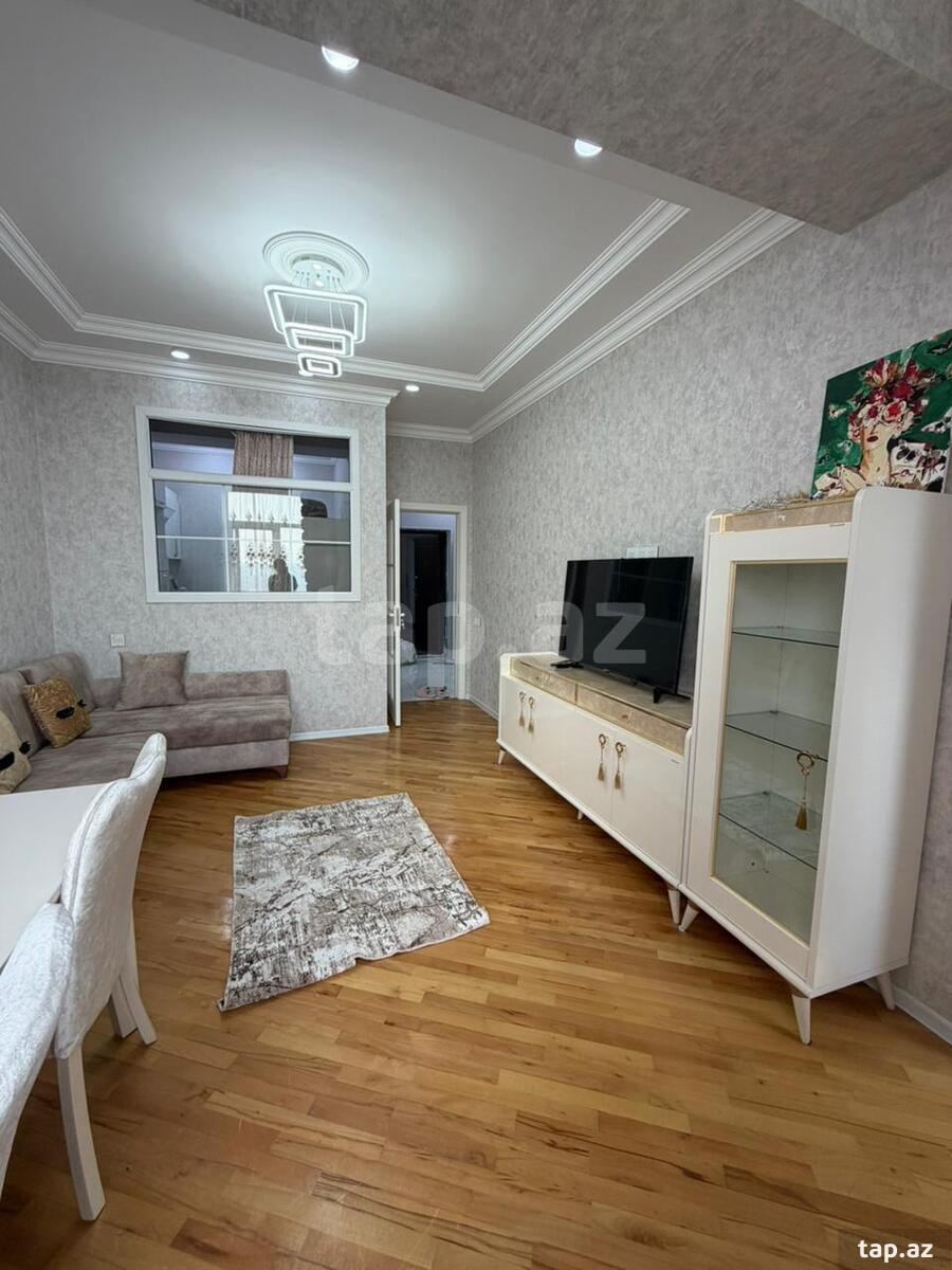 2-otaqlı yeni tikili kirayə verilir, B. Çobanzadə küç., 75 m² (2)