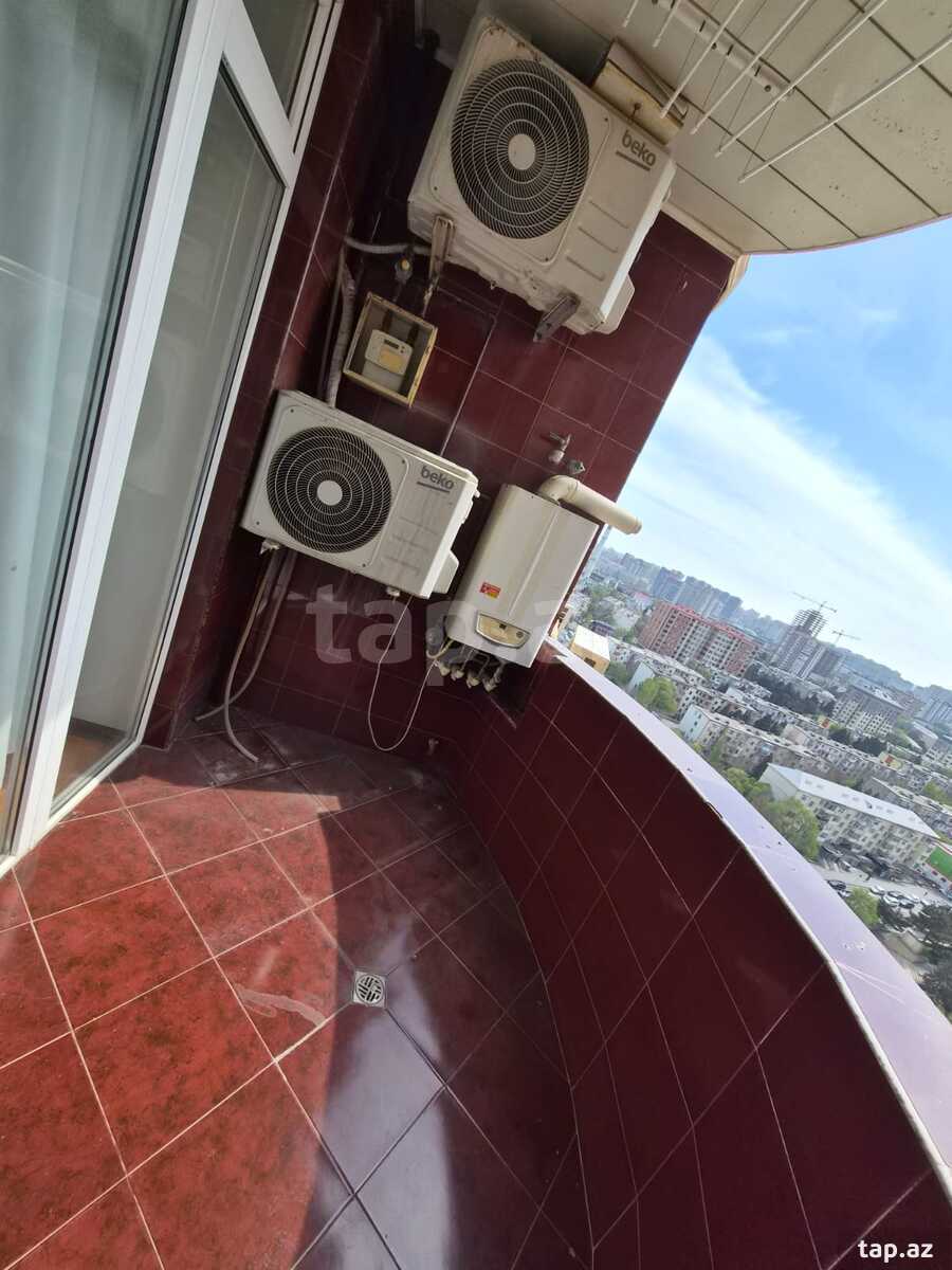 3-otaqlı yeni tikili kirayə verilir, Memar Əcəmi m., 98 m² (15)