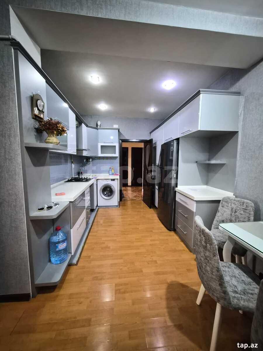 3-otaqlı yeni tikili kirayə verilir, Memar Əcəmi m., 98 m² (12)