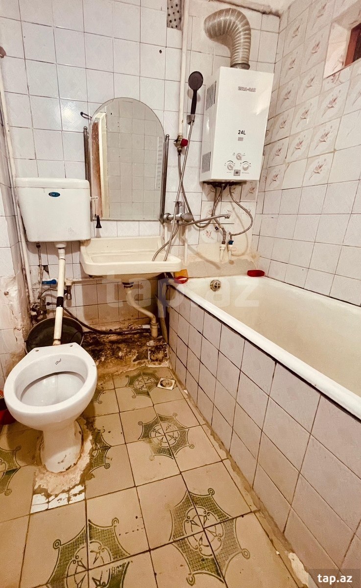 2-otaqlı mənzil kirayə verilir, Sumqayıt ş., 48 m² (8)