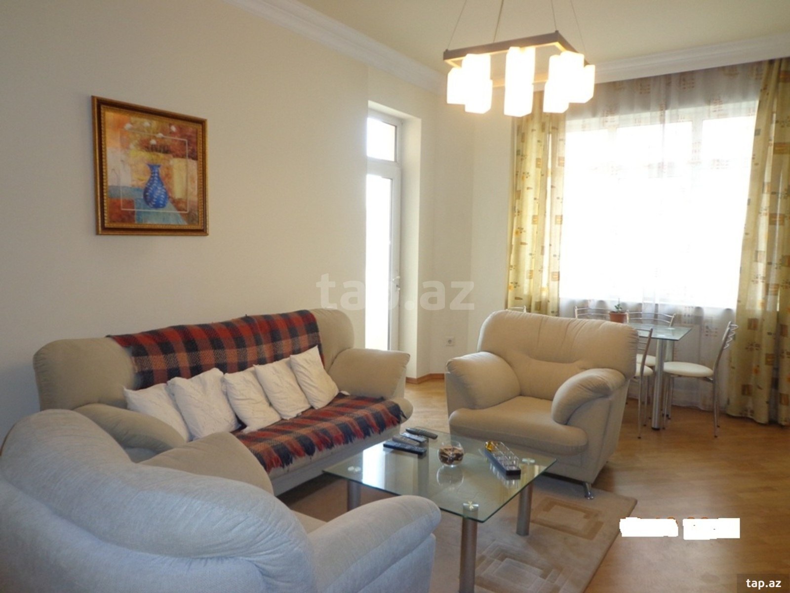 2-otaqlı yeni tikili kirayə verilir, Nizami m., 92 m²