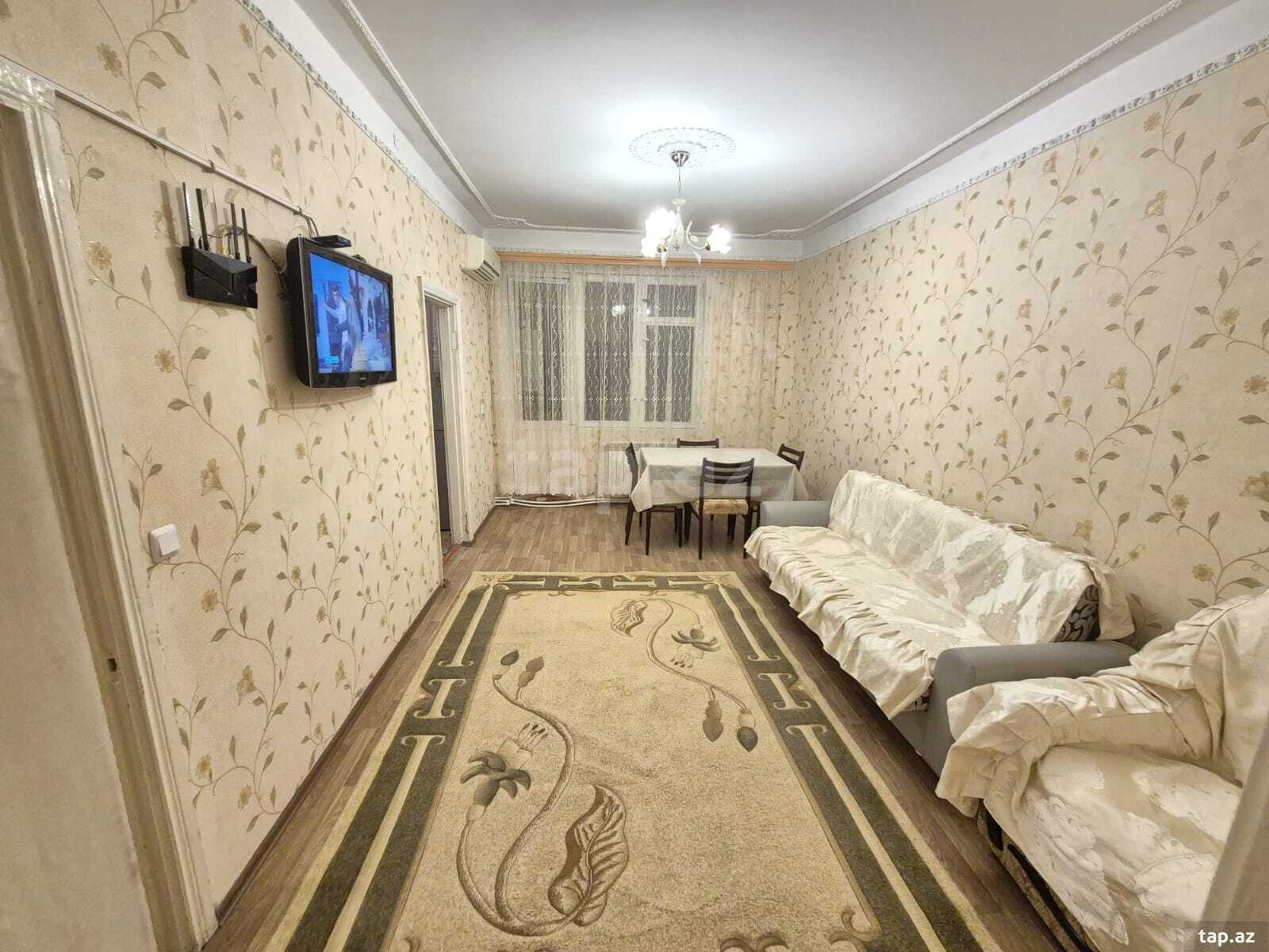 2-otaqlı mənzil kirayə verilir, Hüseyn Seyidzadə küç., 60 m²