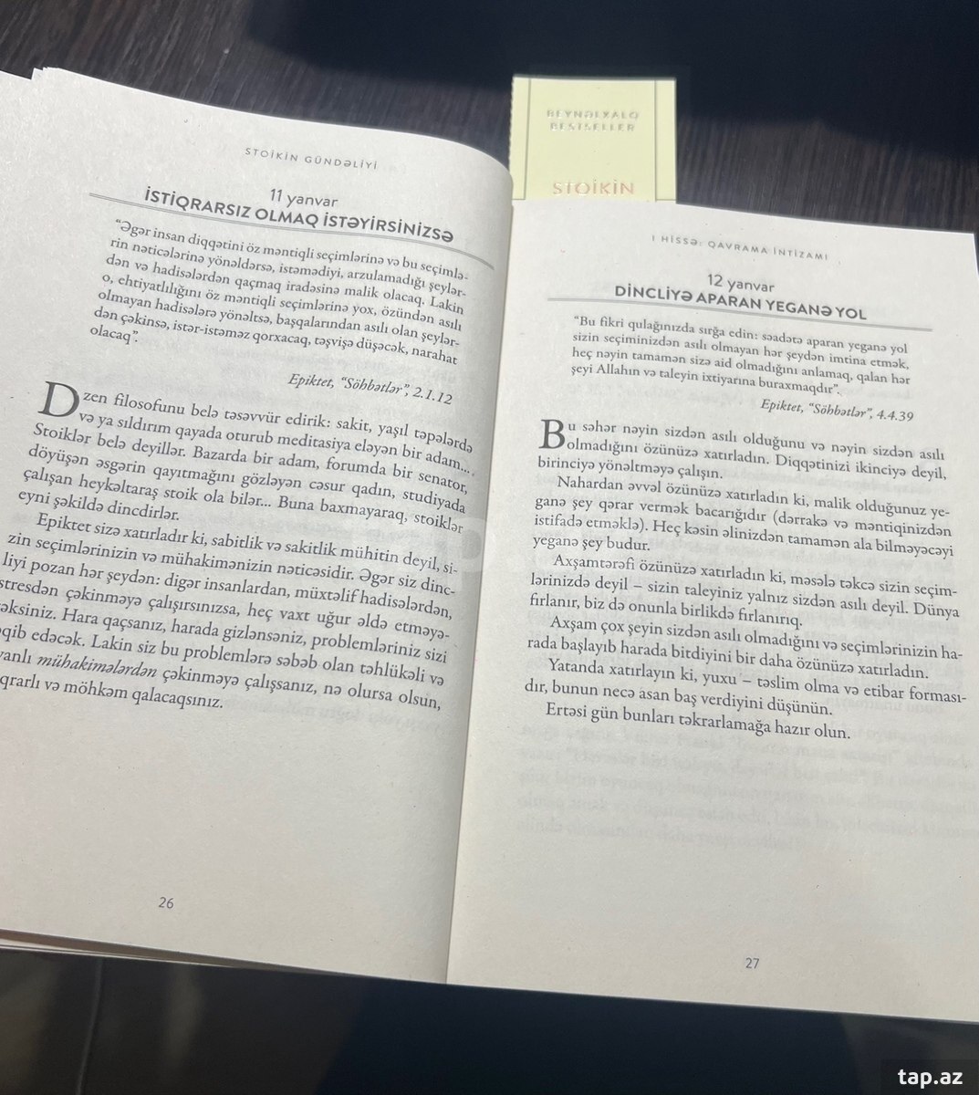 Kitab Stoikin gündəliyi (4)