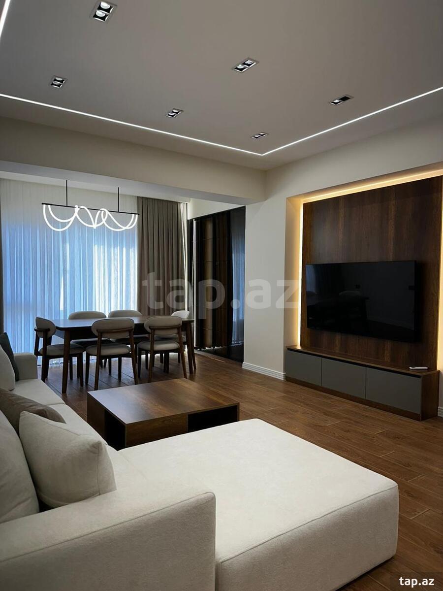 3-otaqlı yeni tikili kirayə verilir, Afiyəddin Cəlilov küç., 120 m²
