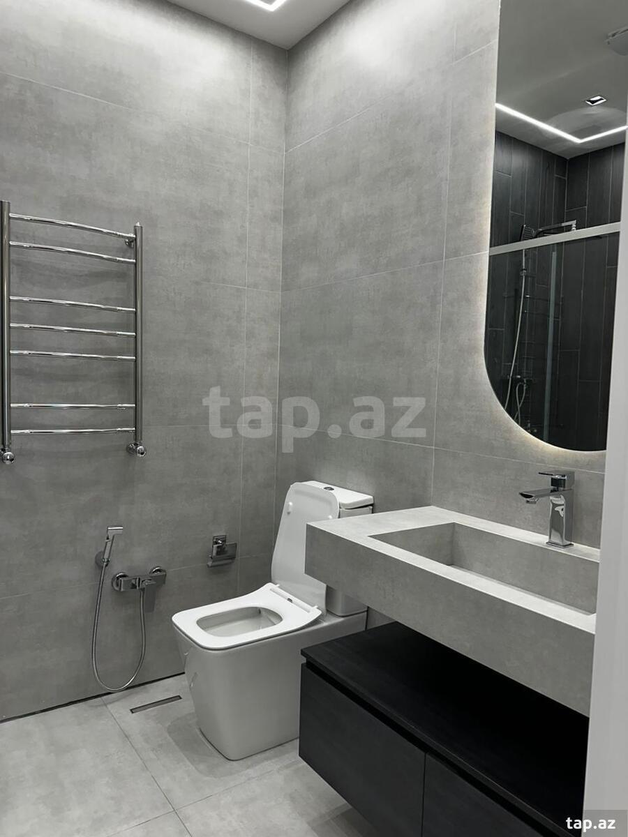 3-otaqlı yeni tikili kirayə verilir, Afiyəddin Cəlilov küç., 120 m² (15)