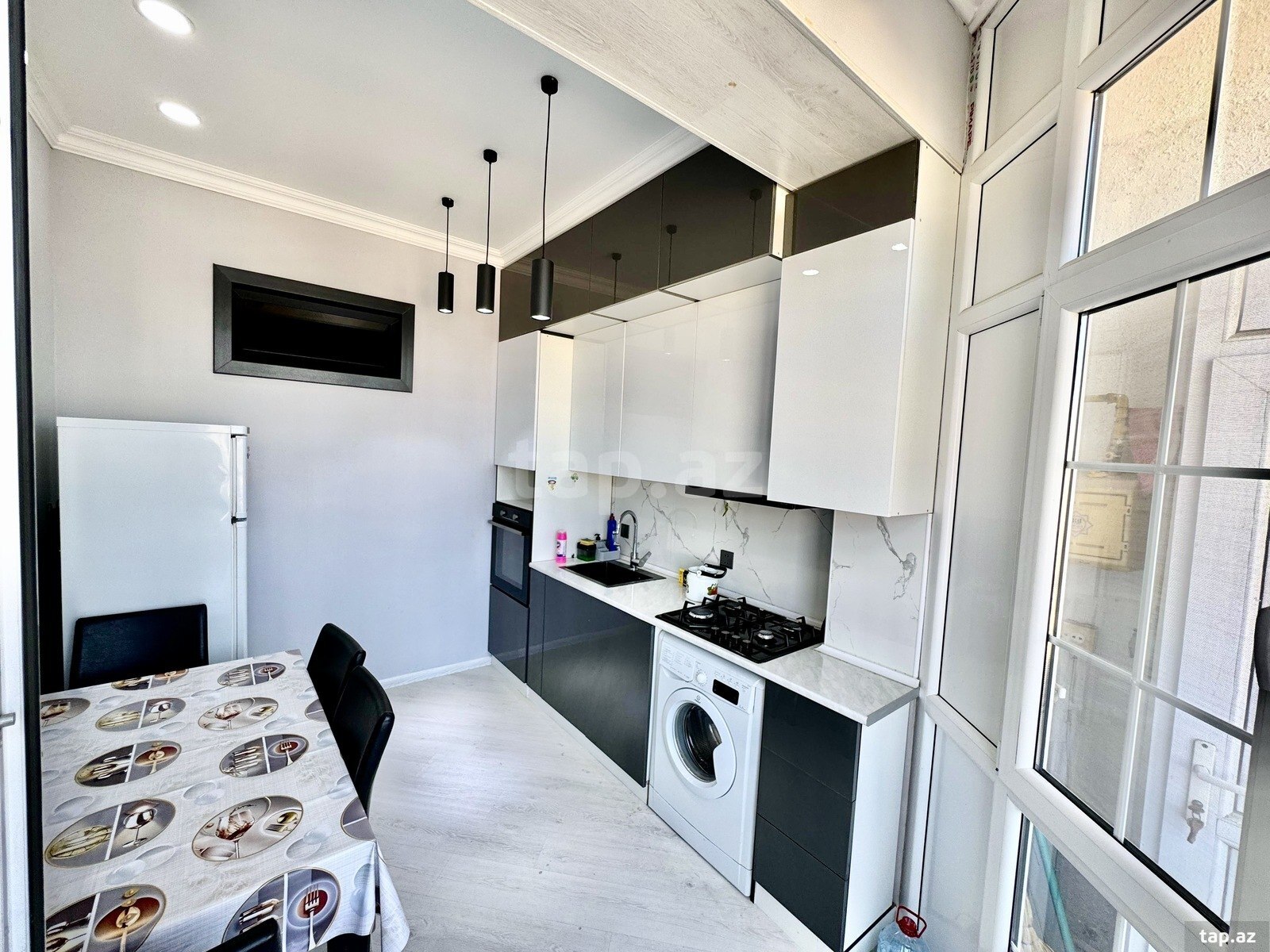 2-otaqlı mənzil kirayə verilir, Qara Qarayev m., 58 m² (2)