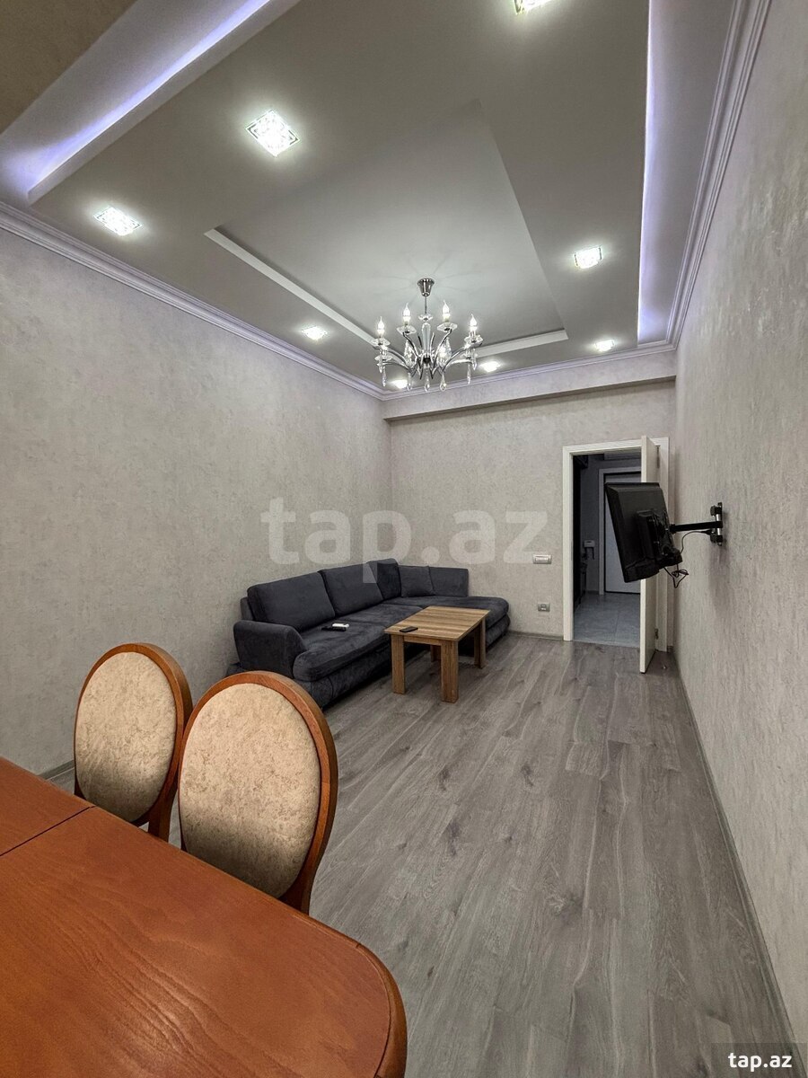 2-otaqlı yeni tikili kirayə verilir, Memar Əcəmi m., 60 m² (3)