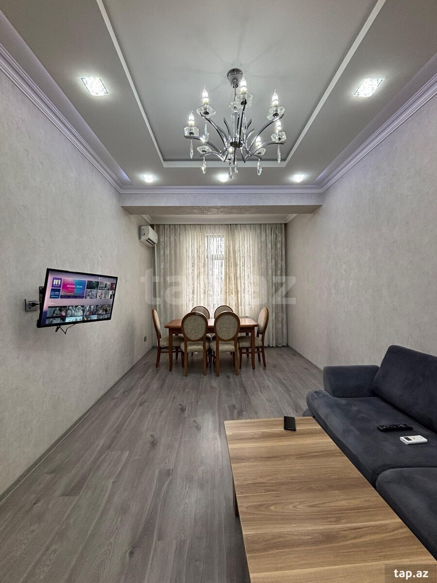2-otaqlı yeni tikili kirayə verilir, Memar Əcəmi m., 60 m² (2)