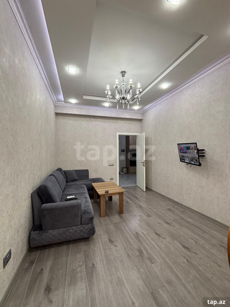 2-otaqlı yeni tikili kirayə verilir, Memar Əcəmi m., 60 m² (4)