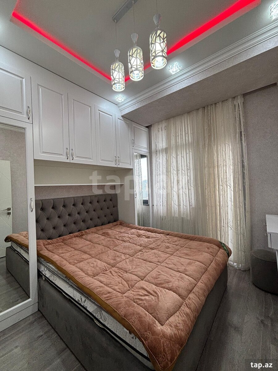 2-otaqlı yeni tikili kirayə verilir, Memar Əcəmi m., 60 m² (11)
