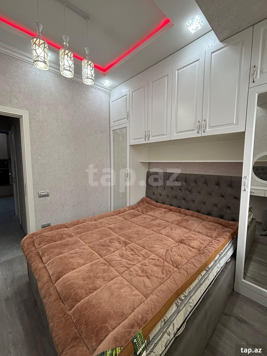 2-otaqlı yeni tikili kirayə verilir, Memar Əcəmi m., 60 m² (12)