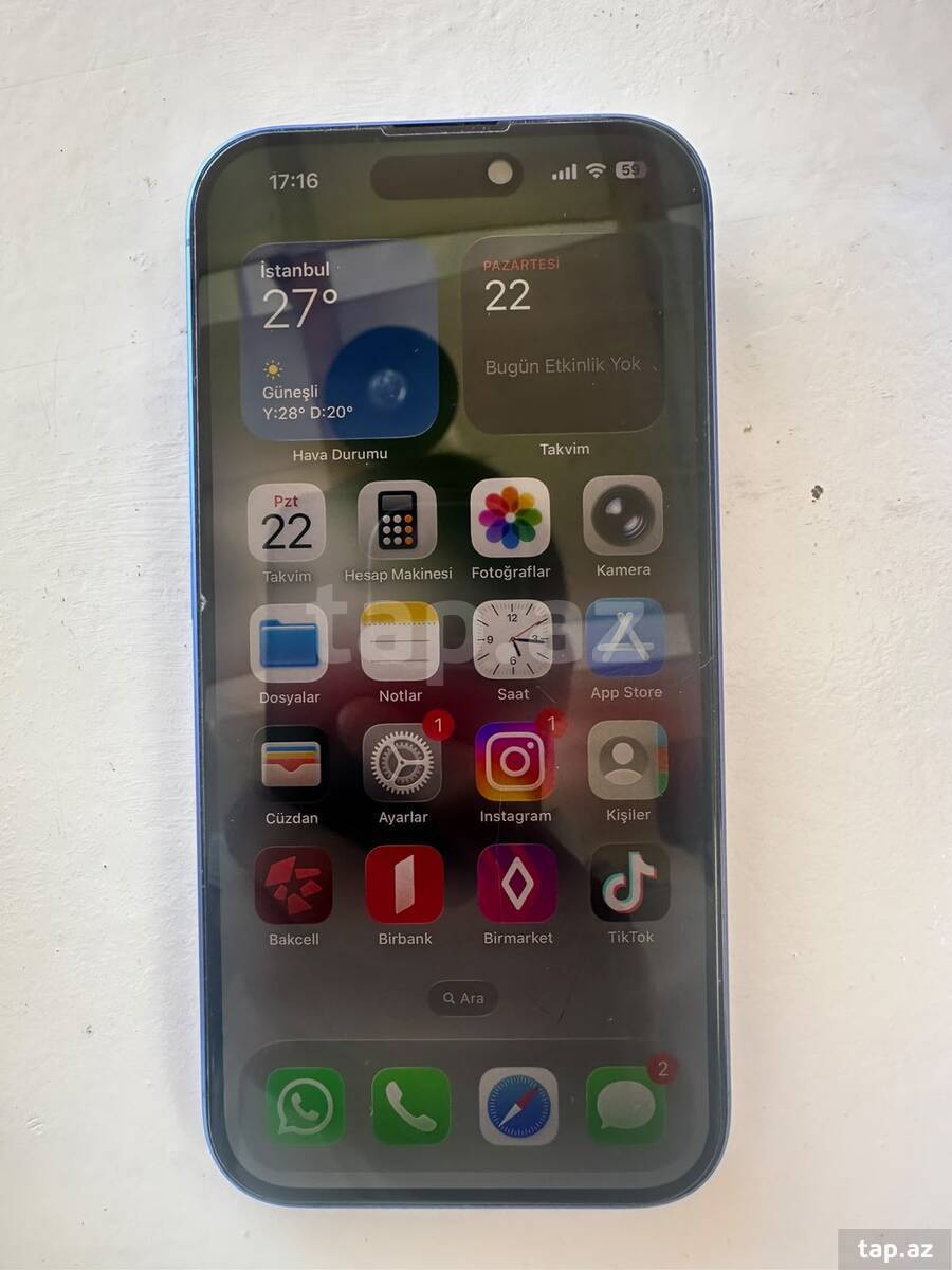 Apple iPhone 16 Ultramarine 256GB/8GB