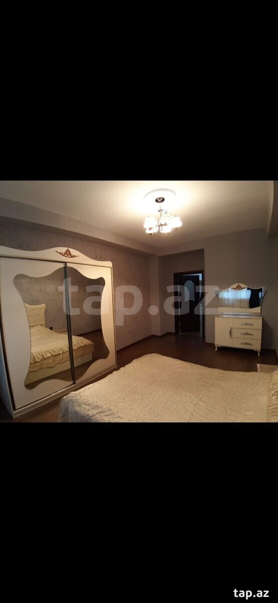3-otaqlı yeni tikili kirayə verilir, N.Nərimanov r., 105 m² (3)