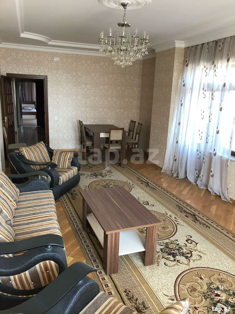 3-otaqlı yeni tikili kirayə verilir, Xətai pr., 128 m² (2)
